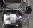 Used Accutek APOF Series Automatic Pressure 6 Head Overflow Filler, Model APOF-6. (6) Stainless steel nozzles, 4.5