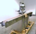 Used Accutek Auto Pinch 25 Automatic 6 Head Timed Flow Volumetric Filling Machine. Capable of speeds up to 60 BPM. Has pneumatic cylinder pin indexing, heavy duty design, 10' long 4-1/2