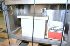Used Accutek Auto Pinch 25 Automatic 6 Head Timed Flow Volumetric Filling Machine. Capable of speeds up to 60 BPM. Has pneumatic cylinder pin indexing, heavy duty design, 10' long 4-1/2