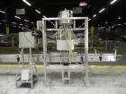 Used ELF (E-PAK) Model 15 CONV 12 Head Inline Time Gravity Pressure Liquid Filler. Capable of speeds over 100 bottles per minute. Has pin indexing system. Neck pneumatic guides. Has a machine mounted...