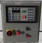Used ELF (E-PAK) Model 15 CONV 12 Head Inline Time Gravity Pressure Liquid Filler. Capable of speeds over 100 bottles per minute. Has pin indexing system. Neck pneumatic guides. Has a machine mounted...