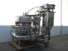 Used Federal 36 Valve Filler and 15 Head Rotary Capper, Model 36/15. 480 VAC, 60 hz, Right to left hand (counter-clockwise) filler rotation. Includes 38mm rotary capper with sorter bowl. All stainles...
