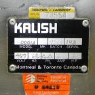 Used Kalish Model 500012 Electronic Time Pressure Gravity Filler