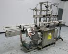 Used MRM Model GRC-A Straight Line Pressure Overflow Liquid Filler