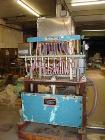 USED: New Way gravity liquid filler, 9 head straight line. Nozzles:(9) 5/8