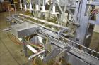 Used Pack West Monarch Filler-12V-PS 6-Head Inline Gravity Overflow Filler