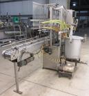 Used Packaging Dynamics Model SLA-10 Inline Pressure Overflow Liquid Filler
