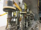 Used Packaging Dynamics Model SLA-10 Inline Pressure Overflow Liquid Filler