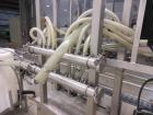 Used- Packaging Dynamics Model SLA-8 8-Head Inline Pressure Overflow Liquid Fill