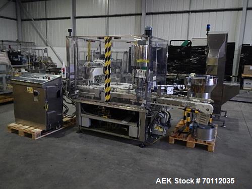 Used CAM L60 Continuous Motion Liquid Filling and Capping Monoblock M