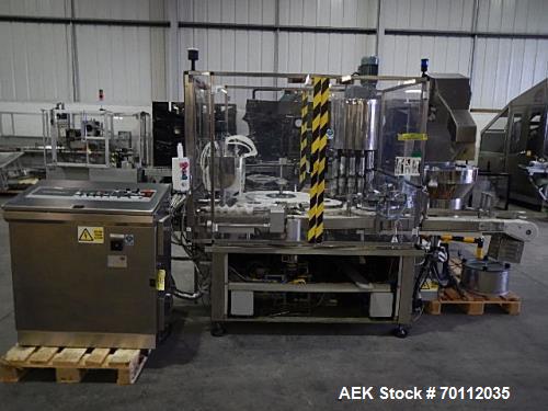 Used CAM L60 Continuous Motion Liquid Filling and Capping Monoblock M