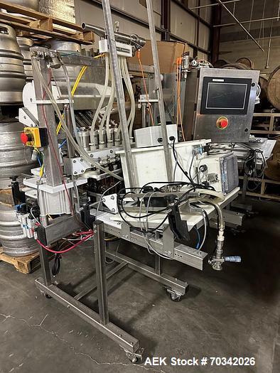 Used-6-Head Inline Bottle Filling Line