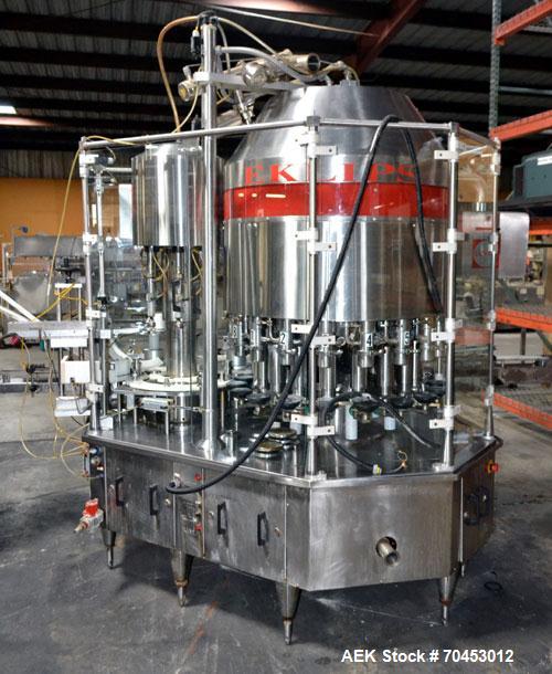 Used Capmatic EKLIPS 18/6 Monoblock Liquid Filler & Screw Capper