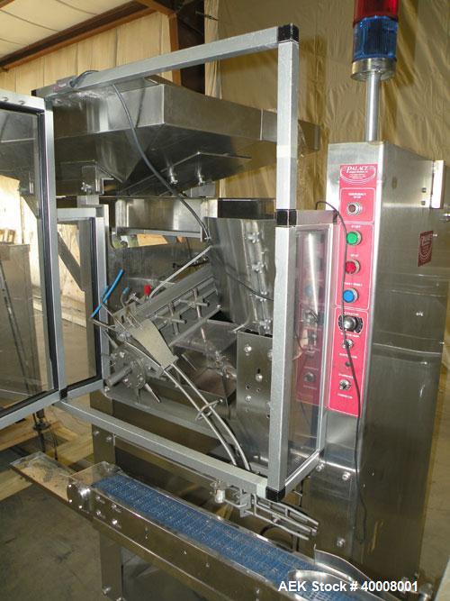 Used Comas Monoblock Line for Fill/Plug/Cap consisting of: (1) Comas Model RS6 Monoblock Filler, Tipper and screw Capper with Integrated Palace Model P2V5 Bulk bottle unscrambler. Has two head perist...