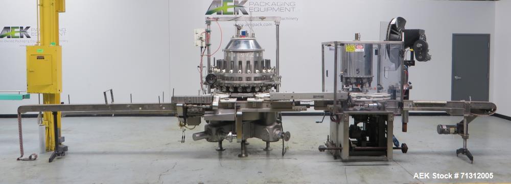 Used Consolidated Liquid Filler / Capper.