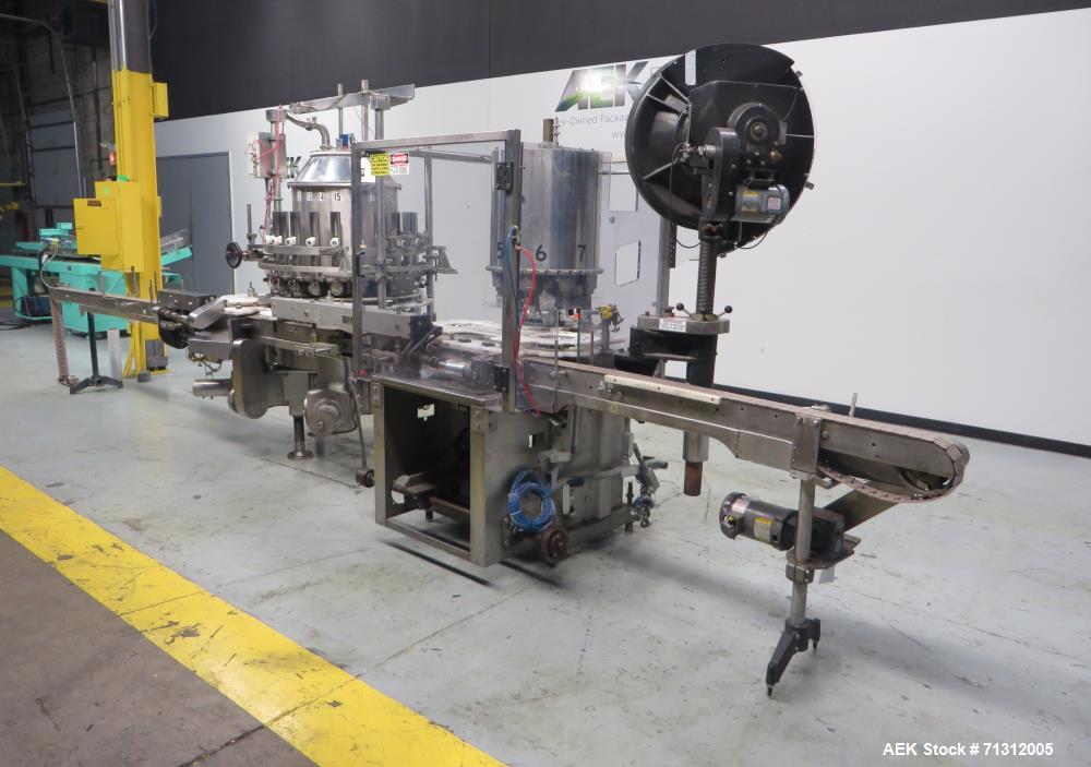 Used Consolidated Liquid Filler / Capper.