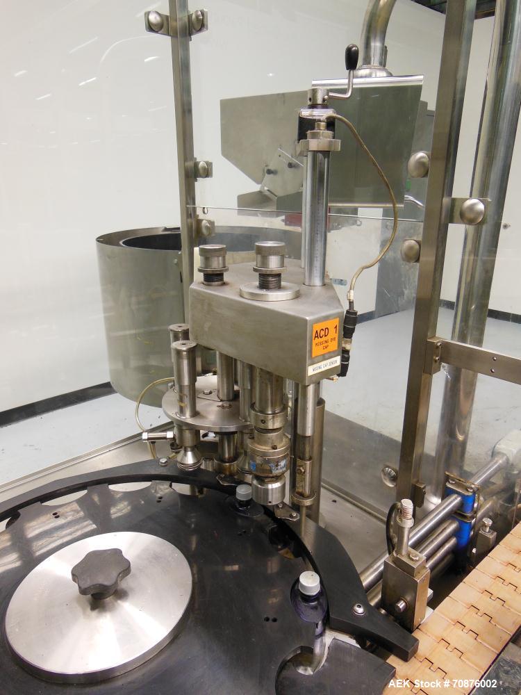 Used IMA Farmomac Model F87 Liquid Monoblock Filler and Capper