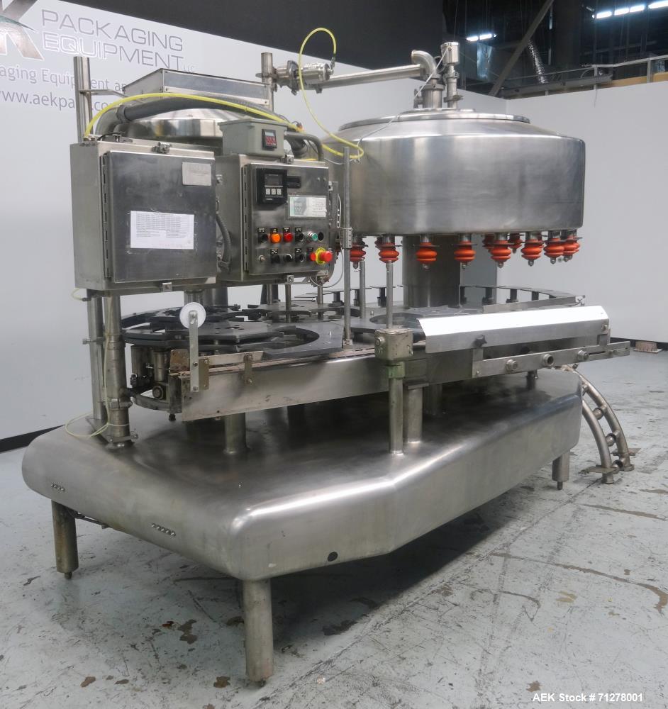 Used Federal Manufacturing Co. Model GWSS6/26.8 Rotary Filler and Capper