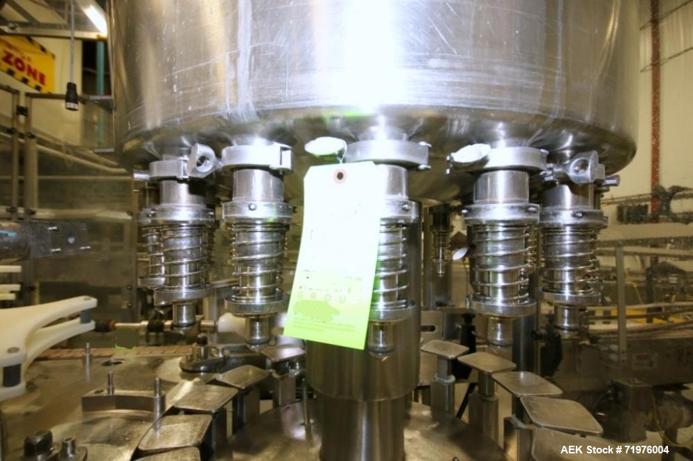 Used Federal All Stainless Steel 18 Valve HEPA Enclosed Bottle Filler.