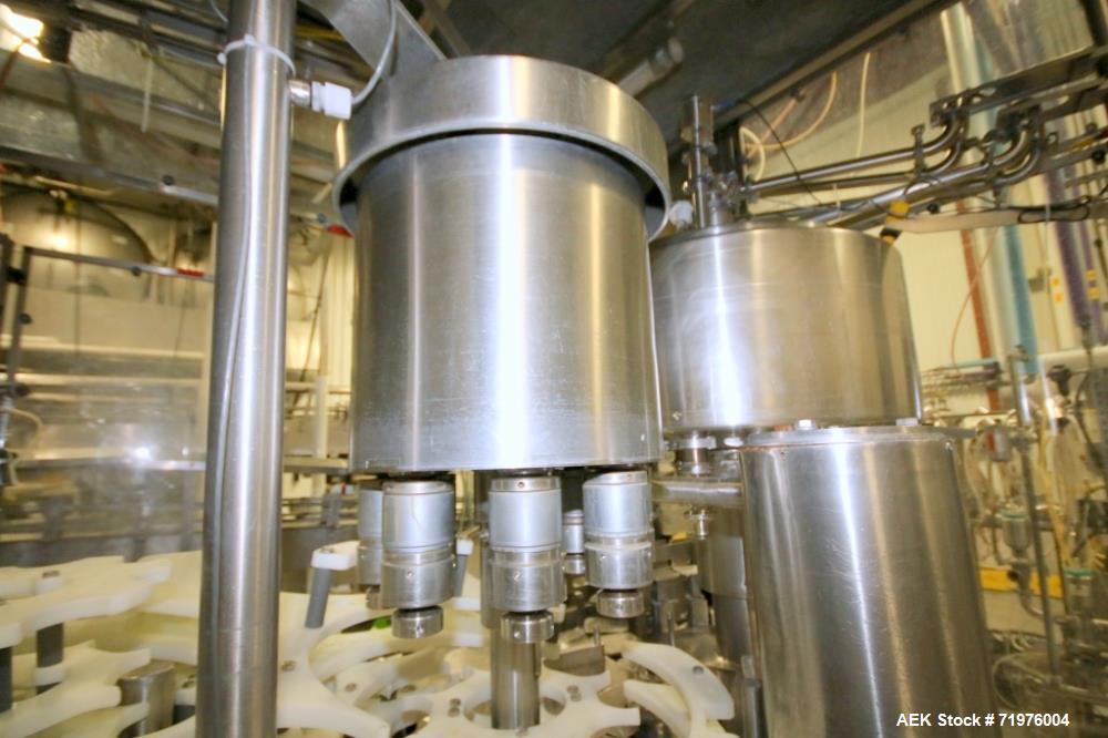 Used Federal All Stainless Steel 18 Valve HEPA Enclosed Bottle Filler.