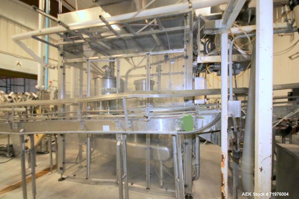 Used Federal All Stainless Steel 18 Valve HEPA Enclosed Bottle Filler.
