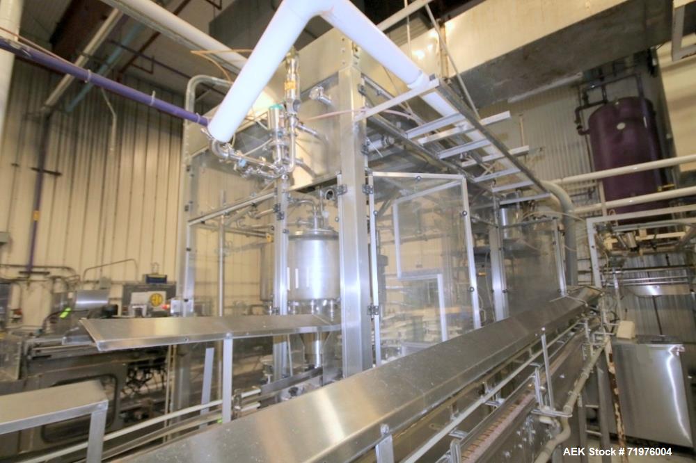 Used Federal All Stainless Steel 18 Valve HEPA Enclosed Bottle Filler.
