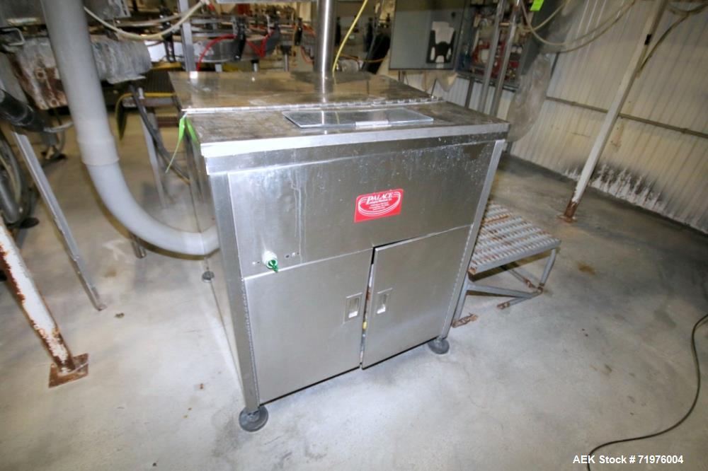 Used- Federal All Stainless Steel 18 Valve HEPA Enclosed Bottle Filler.