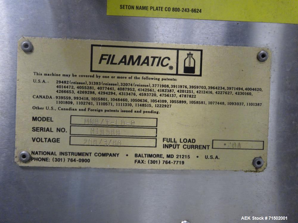 Used Filamatic Model MNB/P-LD Monoblock E Cigarette Filler Tipper and Capper
