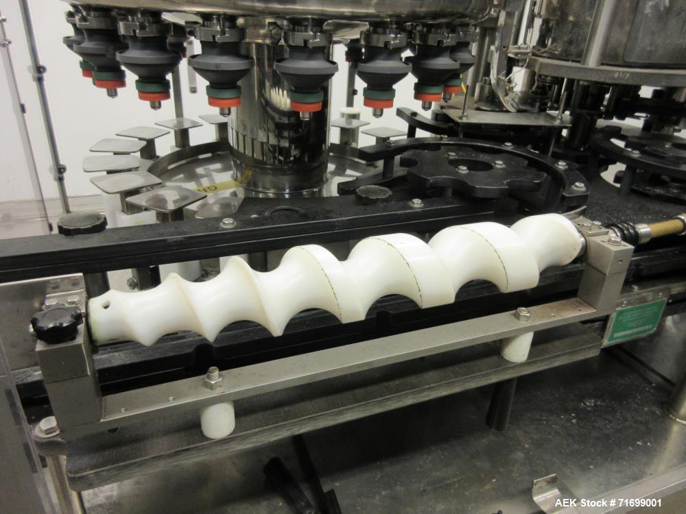 Used Filler Specialties Model AWFS-18-6-R Monoblock Rotary Filler and Capper