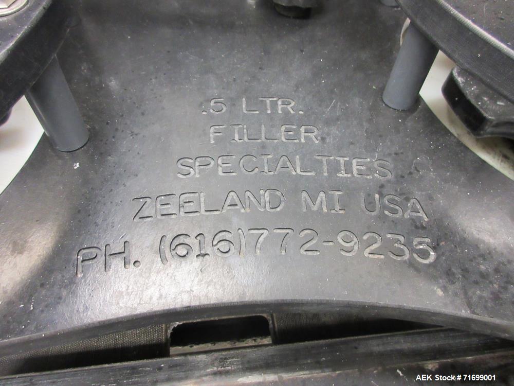 Used Filler Specialties Model AWFS-18-6-R Monoblock Rotary Filler and Capper