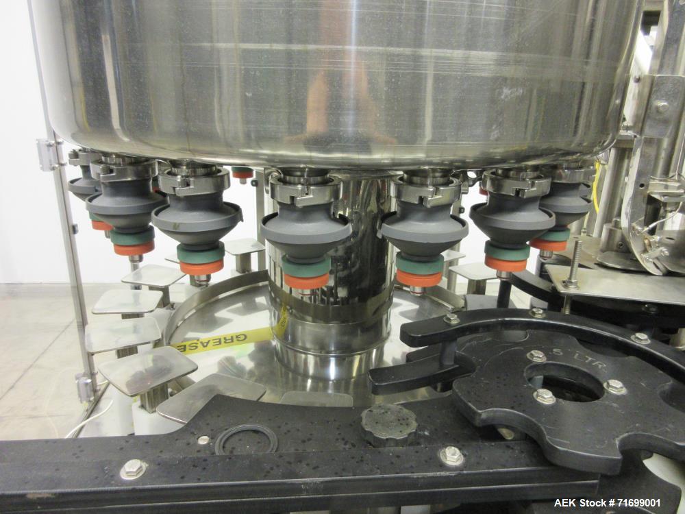 Used Filler Specialties Model AWFS-18-6-R Monoblock Rotary Filler and Capper
