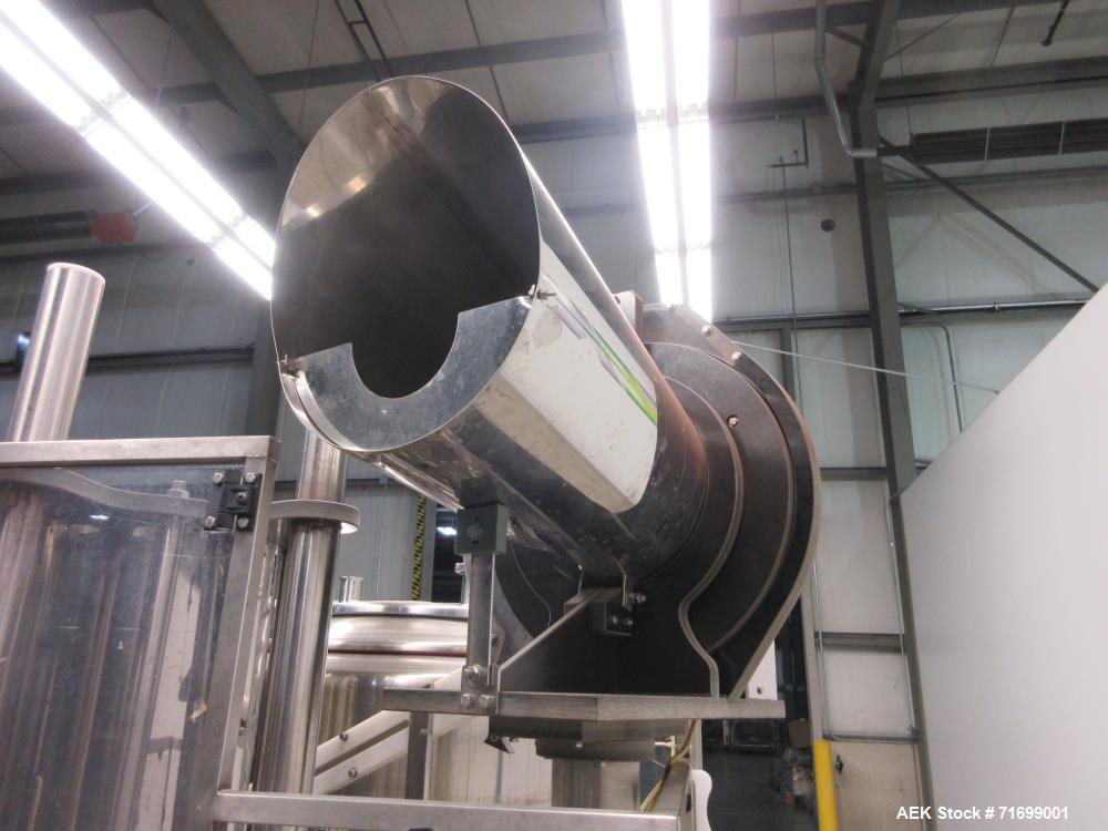 Used Filler Specialties Model AWFS-18-6-R Monoblock Rotary Filler and Capper