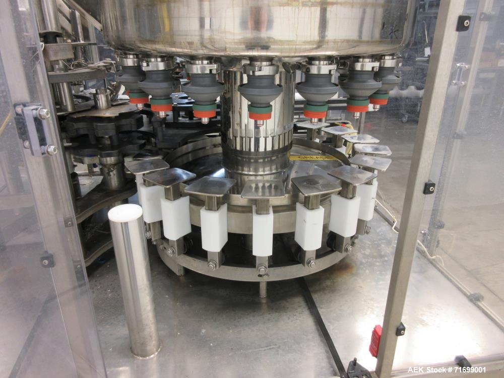 Used Filler Specialties Model AWFS-18-6-R Monoblock Rotary Filler and Capper