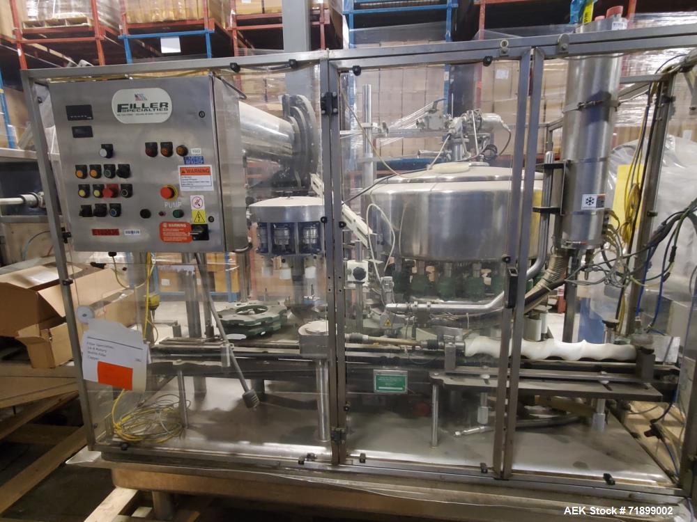 Used Filler Specialties Monoblock Filling System