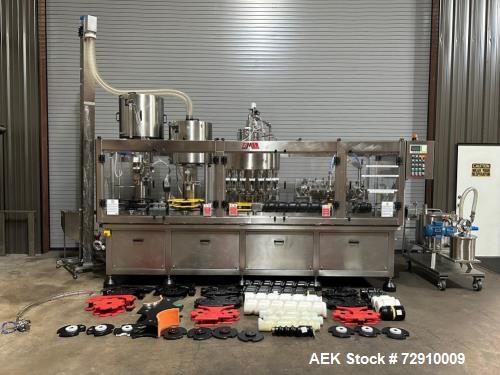Used Fimer Tri-Block Rinser, Filler, T-Corker and Ropp Capper