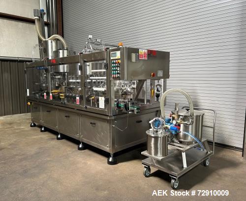 Used Fimer Tri-Block Rinser, Filler, T-Corker and Ropp Capper