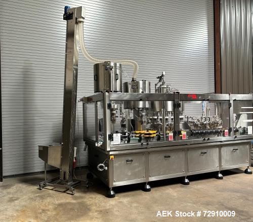 Used Fimer Tri-Block Rinser, Filler, T-Corker and Ropp Capper