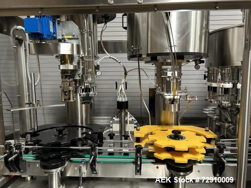 Used Fimer Tri-Block Rinser, Filler, T-Corker and Ropp Capper