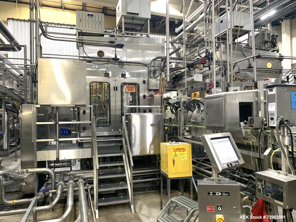 Used Fogg 54 Valve PET Filler with 18 Head Plastic Capper