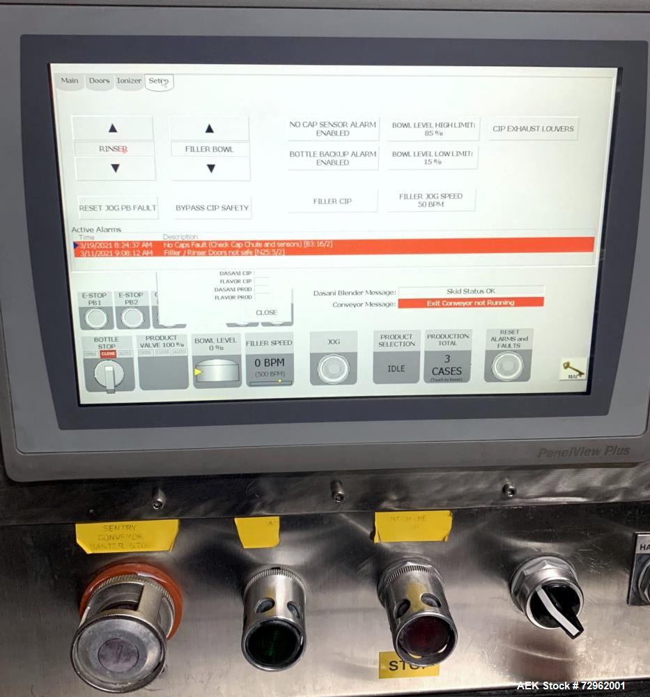 Used Fogg 54 Valve PET Filler with 18 Head Plastic Capper