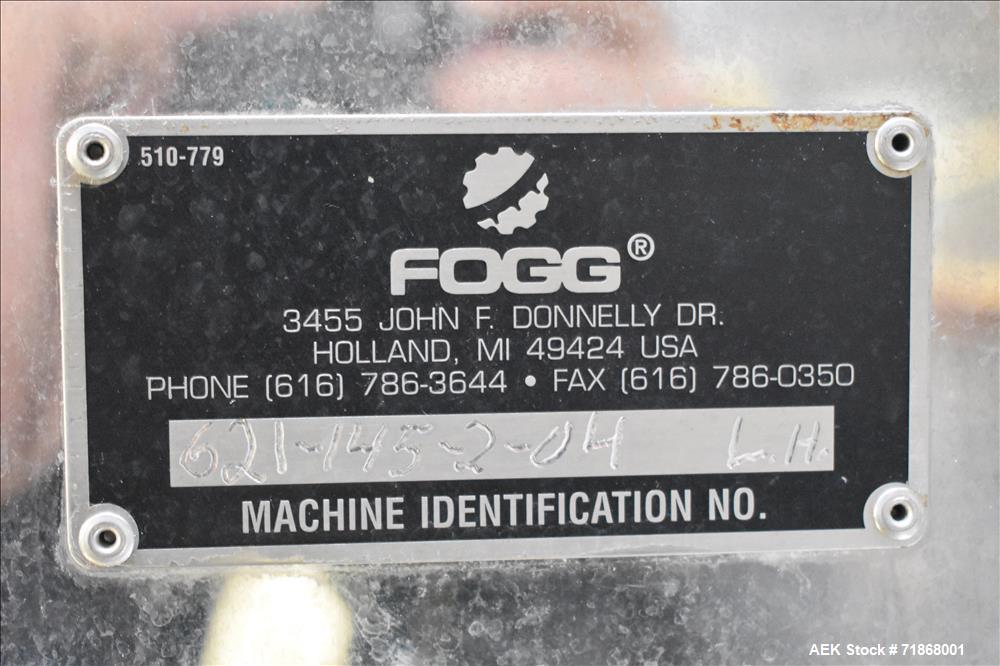 Used- Fogg Model FA4214 High Speed Monoblock Liquid Filler and Capper.