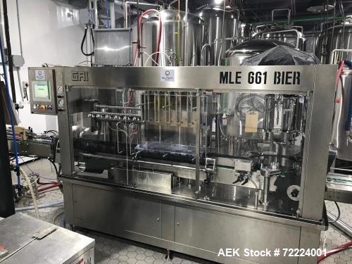 Used GAI MLE661 Bier / Beer Bottling Monoblock