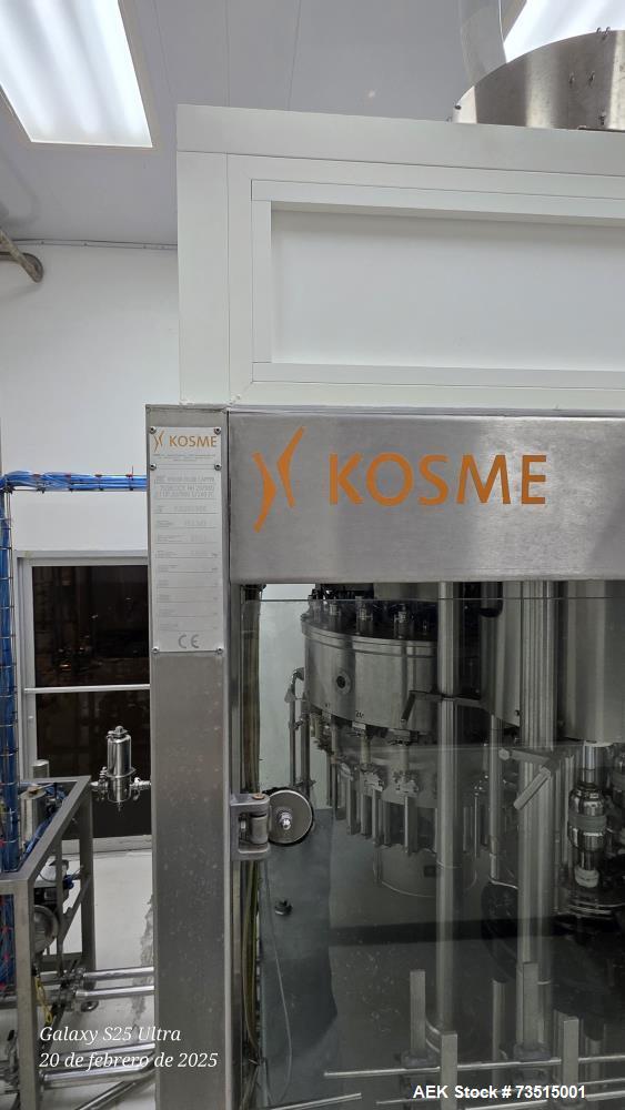 Kosme (Krones) Automatic Tribloc Isobaric Filling Line – Model Isoblock NH 20/960 1T UP - 20/960 5/240 FC (Used)