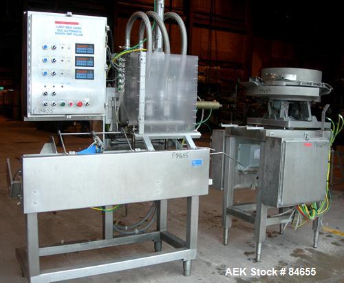 Used Liquibox Handi-Tap Filler Series, Model 350 Sub inline filler for 2.5 gall