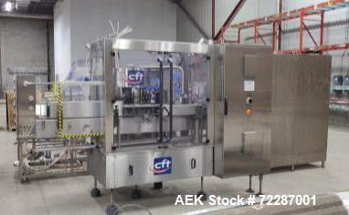 Used- CFT Carbonated Bottling/Canning Line. Model Master Tronic RS 12/12/3