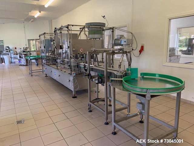 Used Alwid Inline Monoblock Bottle & Jar Filling System – 2500–3600 Bottles/Hour
