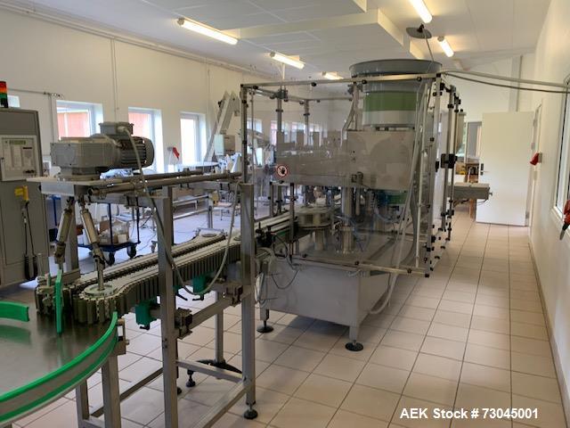 Used Alwid Inline Monoblock Bottle & Jar Filling System – 2500–3600 Bottles/Hour