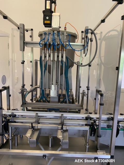 Used Alwid Inline Monoblock Bottle & Jar Filling System – 2500–3600 Bottles/Hour