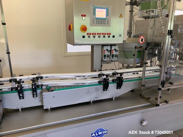 Used Alwid Inline Monoblock Bottle & Jar Filling System – 2500–3600 Bottles/Hour