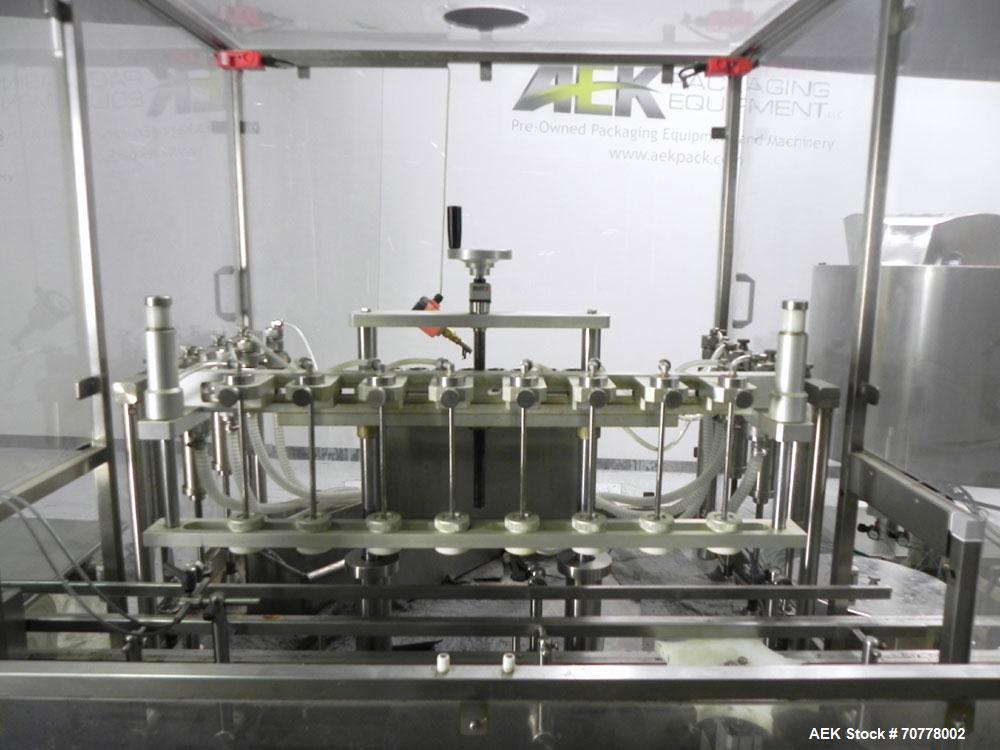 Used OMAS Filling Line with  Pump Inserting, Crimping and Labeling line